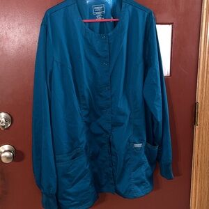 PLUS SIZE SCRUBS Cherokee Snap-Front Jacket